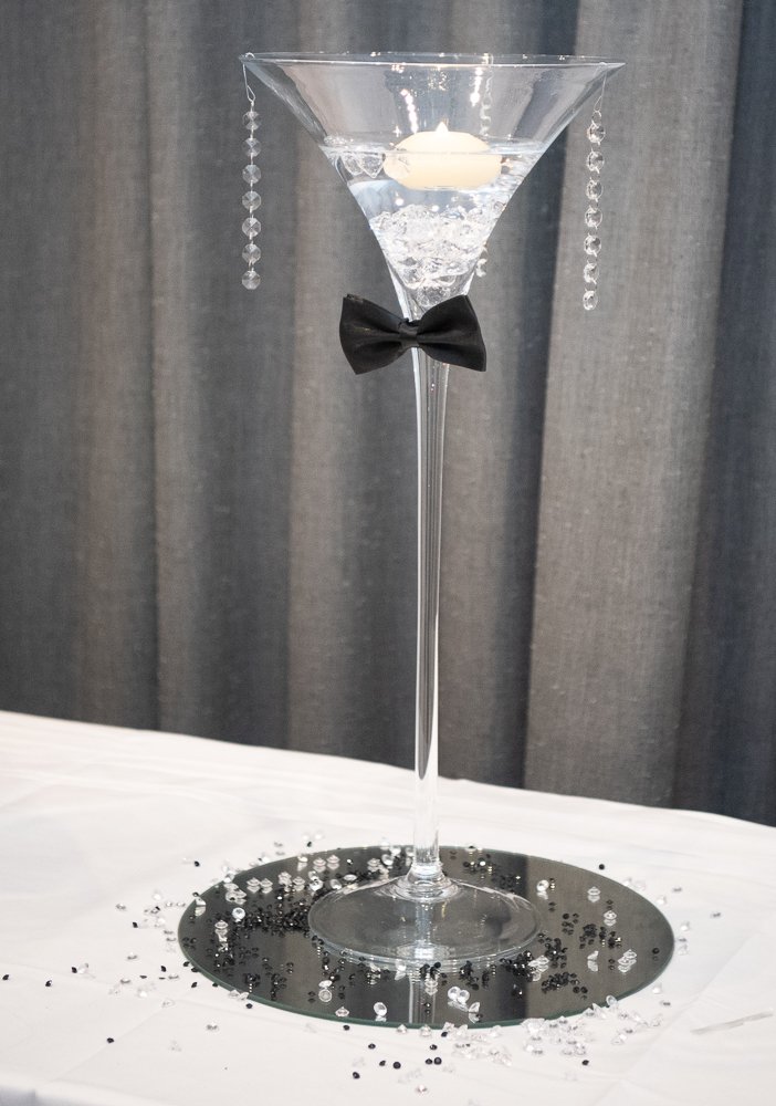Tall Martini Glass for Weddings