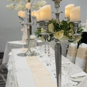 Wedding Table Feature Chandelier